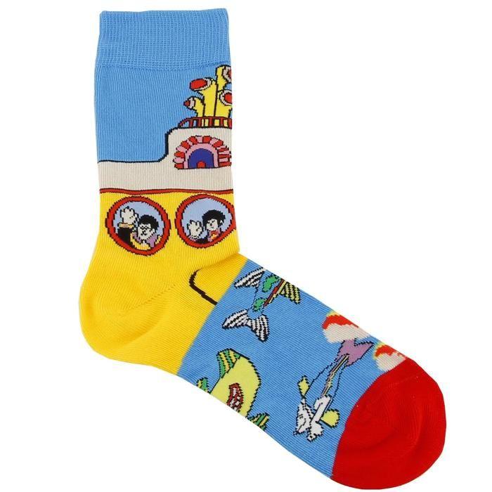 Chaussettes Beatles yellow submarine sock - Happy socks