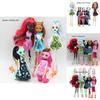 Elegante Monster High Puppe Harzmaterial Modische Spielzeugsammlung