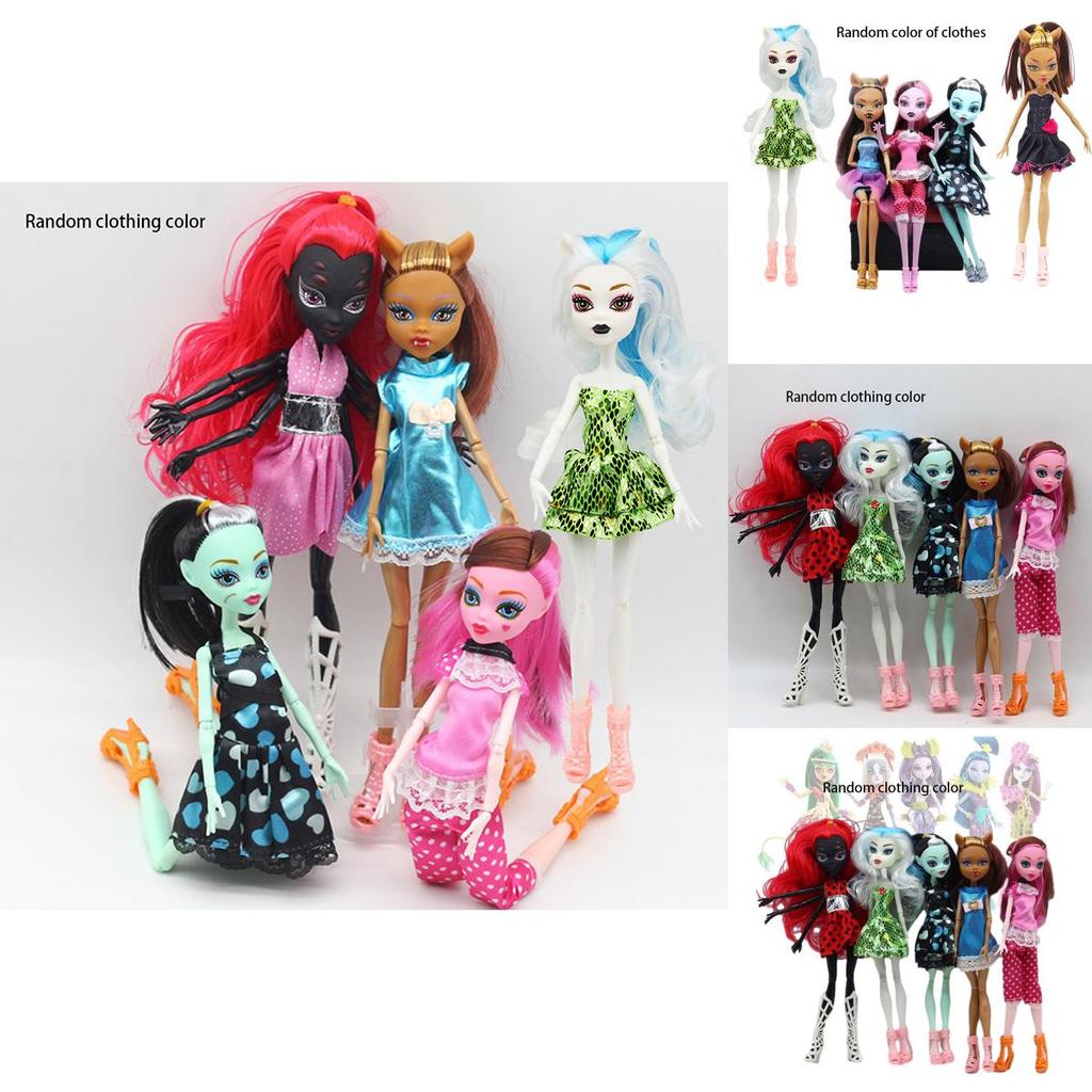 Elegante Monster High Puppe Harzmaterial Modische Spielzeugsammlung