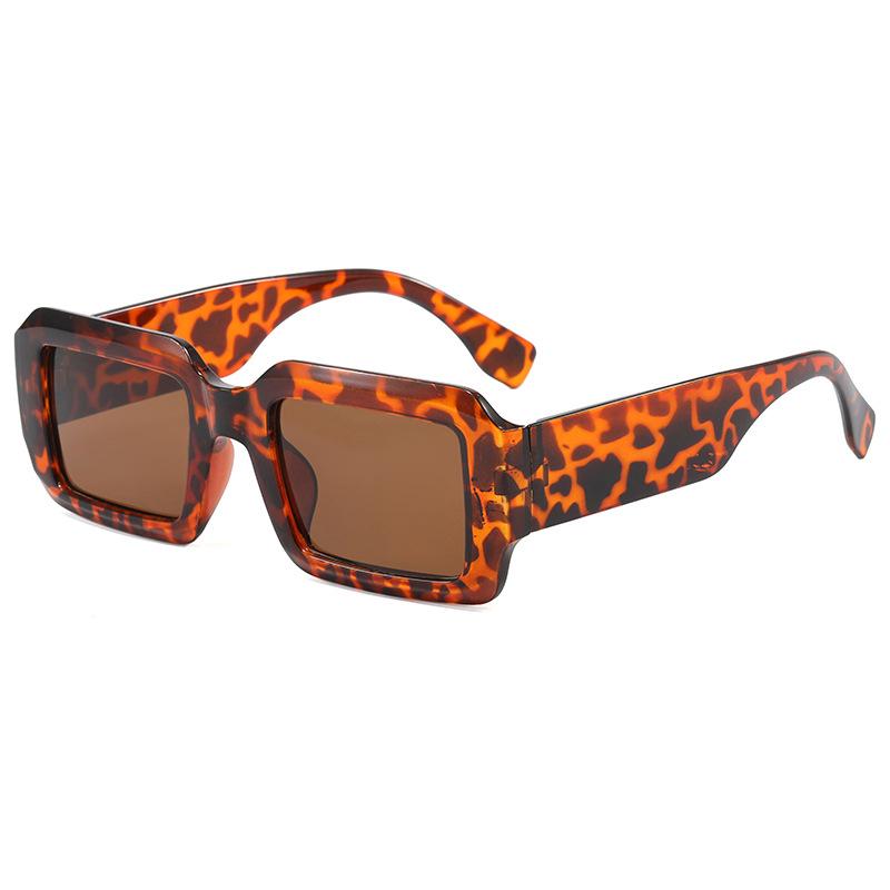 New Vintage Square Sunglasses Women Men Brand Rectangle Sun Glasses Female Oval Eyewear Oculos De Sol for Male Female Eyeglasses