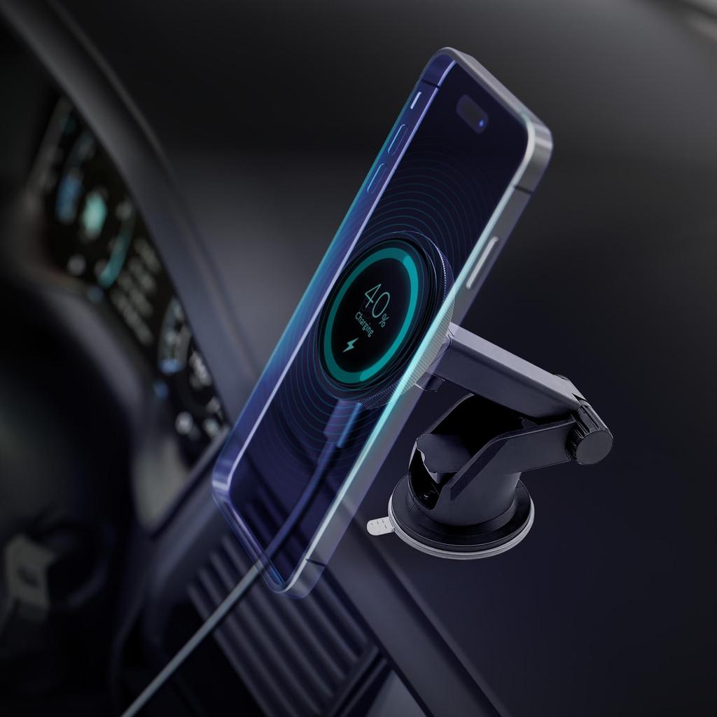 Accessories - 3Mk Car Magcharger For Window & Dashboard