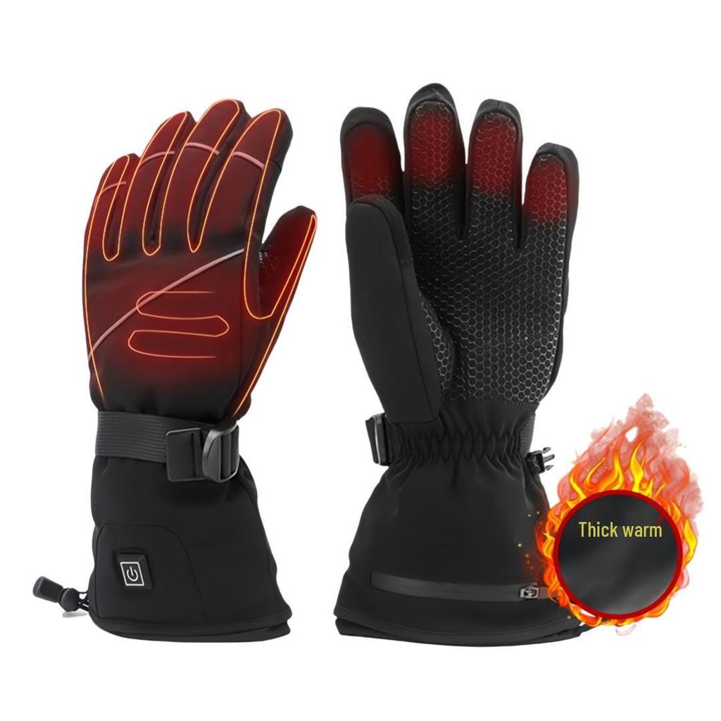 Thickened Heated Gloves: Winterproof Cycling, Skiing, and Touchscreen-Compatible