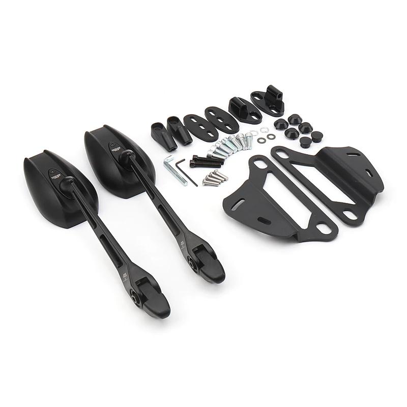 Motorcycle Forward Bracket Side Mirror Black Rearview Mirror Accessories For BMW C400GT C400gt C400 GT C400X C400x C 400 X