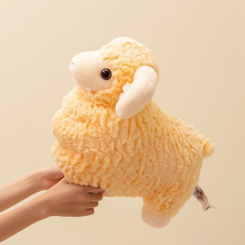 Plush Sheep Toy With Pp Cotton Filling For Kids Girls And Birthdays