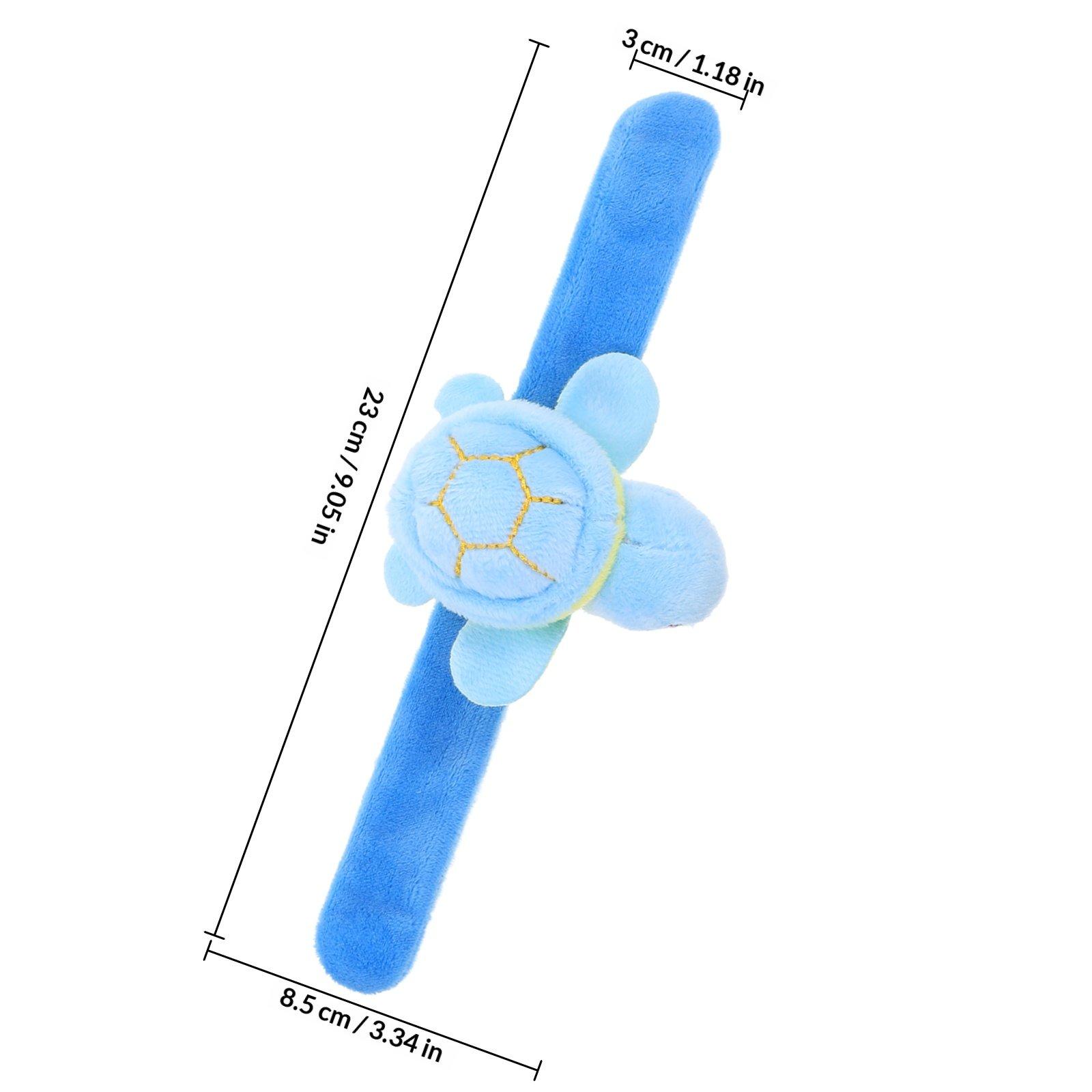 

Adorable Turtle Slap Bracelet for Soft Comfortable Lightweight Snap Design Party Favor Ocean Animal Theme Festival Gift синій
