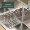 304 Stainless Steel Sink Sponge & Rag Drain Basket Set