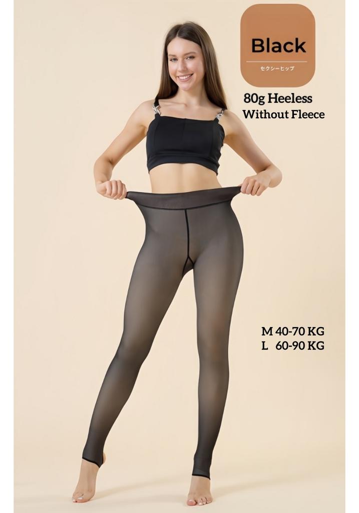 Plus Size 115Kg Thermal Stockings Woman Warm Insulated Tights Sexy Women Pantyhose Fake Stockings Skin Effect Translucent Tights