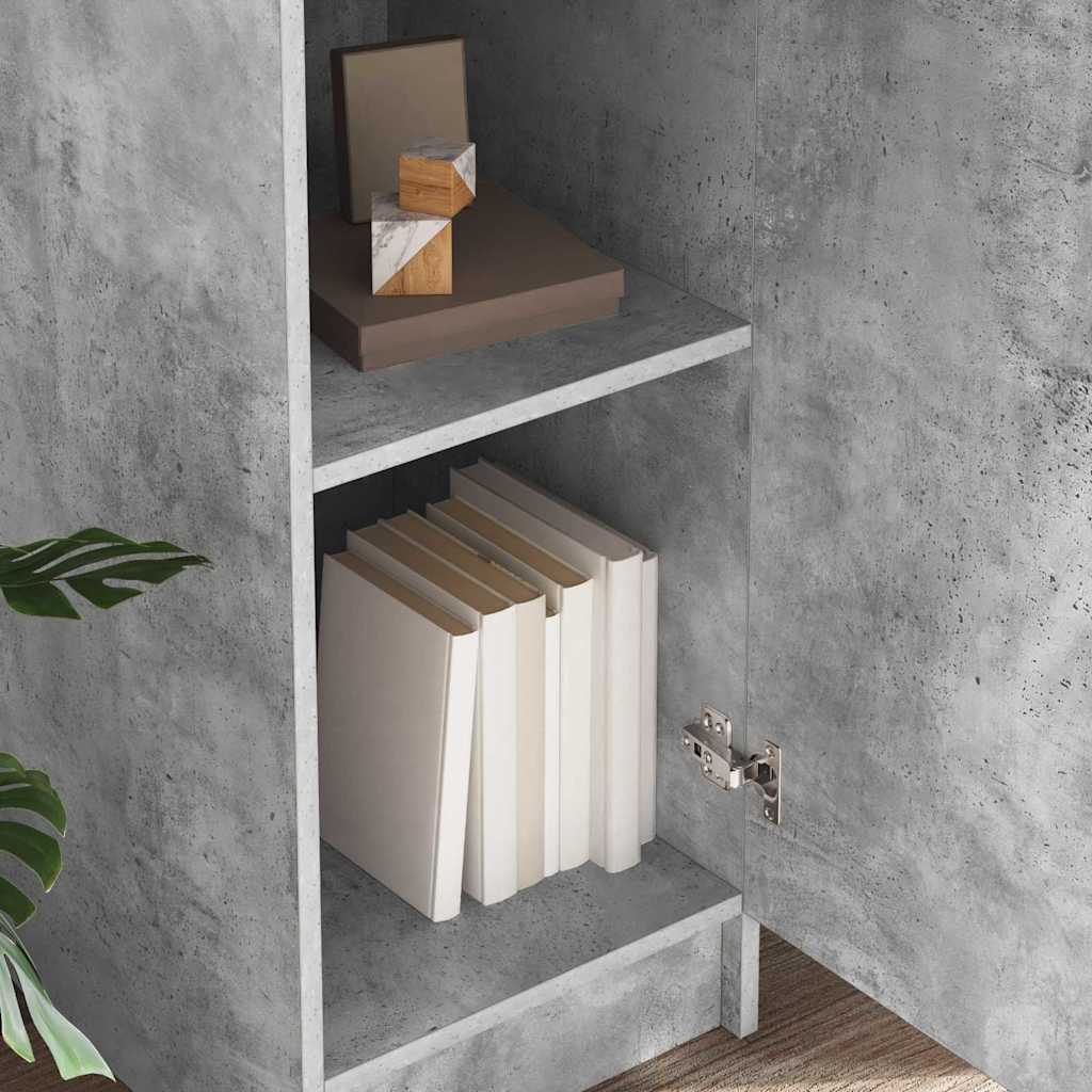Highboard Concrete Gray 35 x 39 x 168 cm