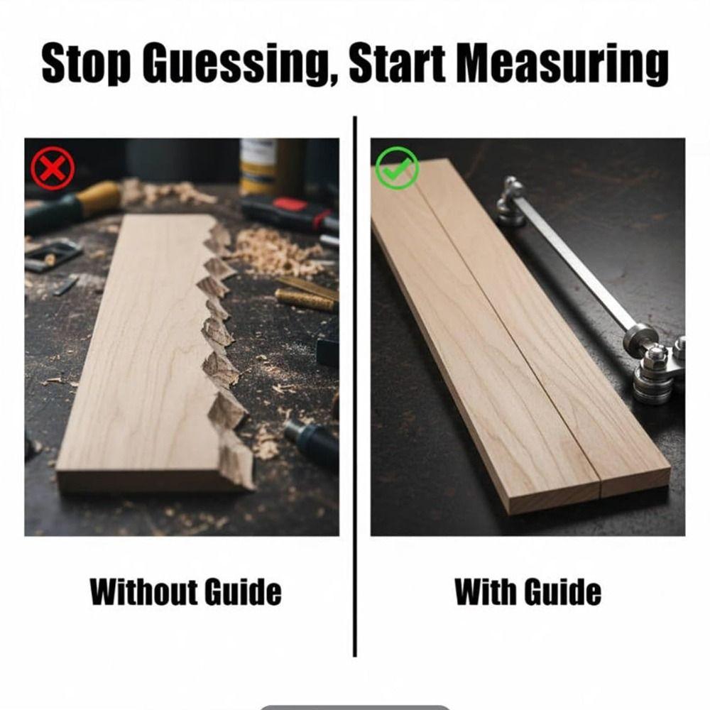 Dual Bearing Positioning Calipers Adjustable Stainless Steel Caliper Caliper Guide  Carpentry Work