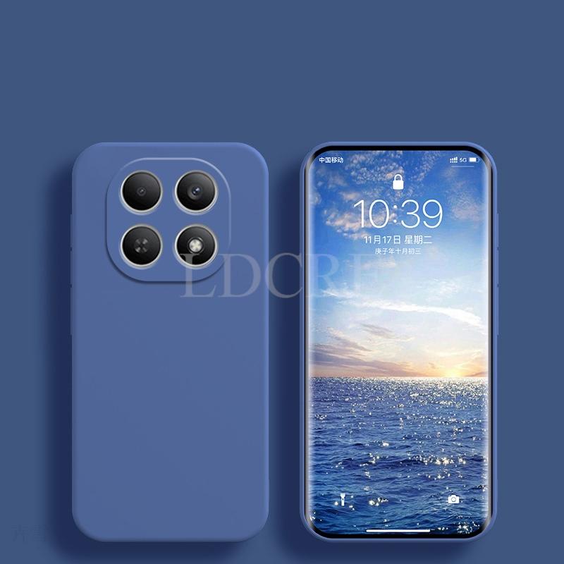For Xiaomi Redmi Note 15 Case Liquid Silicone Cover Redmi Note 15 Case TPU Plain Rubber Phone Protector Redmi Note 15 Cover