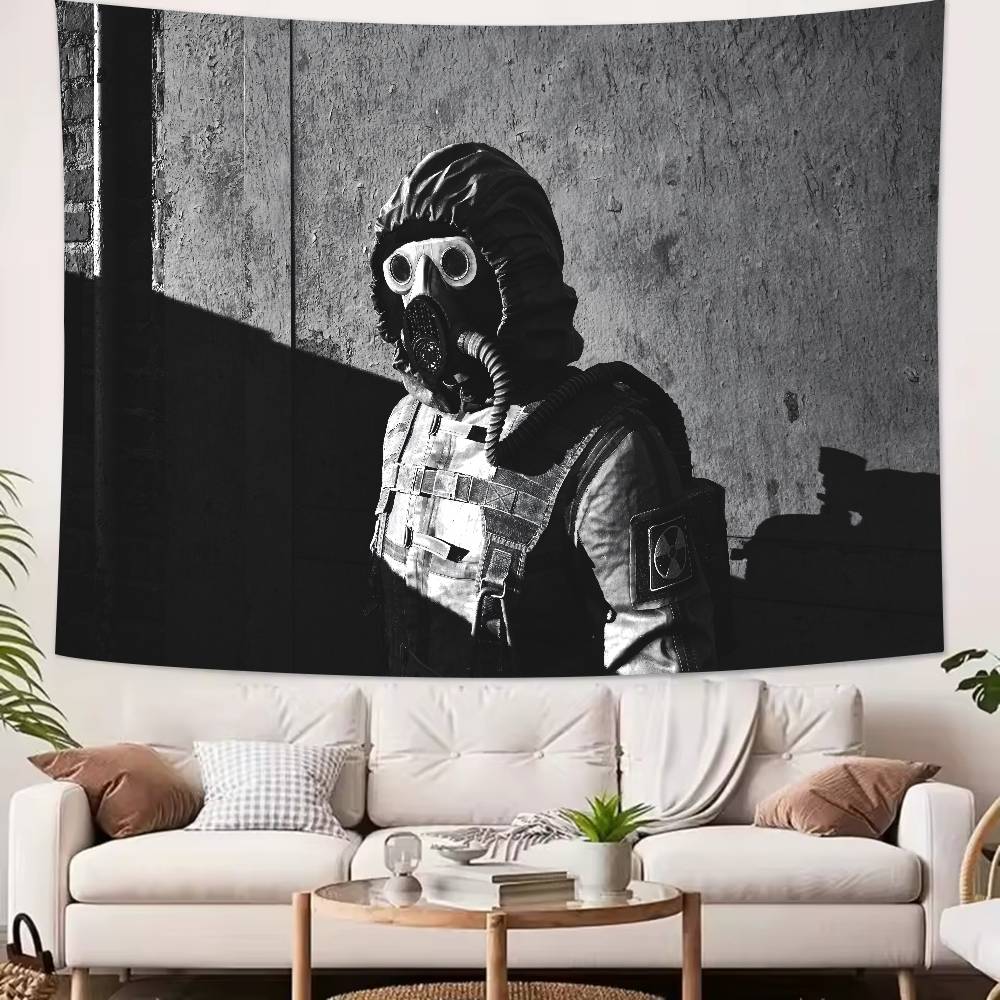 Horror Thriller Adventure Game SSTALKER Series Game Tapestry Decoration Bedroom Dormitory Background Living Room Club Tapestry