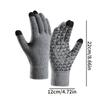 Herren Winter Warme Touchscreen Handschuhe Verdickt Kälteschutz Thermisch Anti-Rutsch Gestrickt für Outdoor-Sportarten Radfahren Wandern Handschuhe