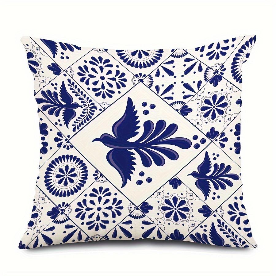 American Elements Pattern Home Decorative Pillowcase Living Room Sofa Polyester Cushion Cover With Zipper