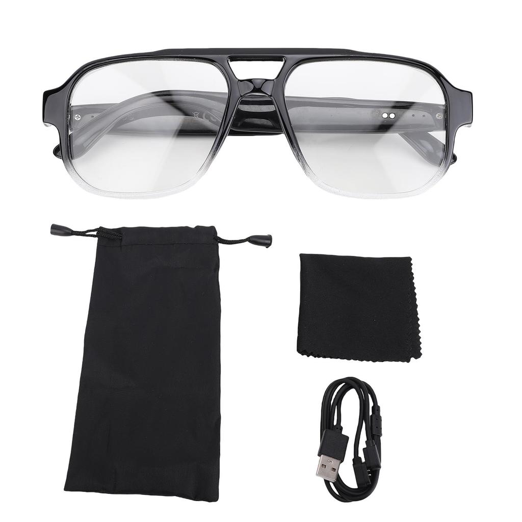 Smart Bluetooth Glasses Built In Mic Speaker Voice Control Anti Blue Light Wireless Headphone Sunglasses for Men Women