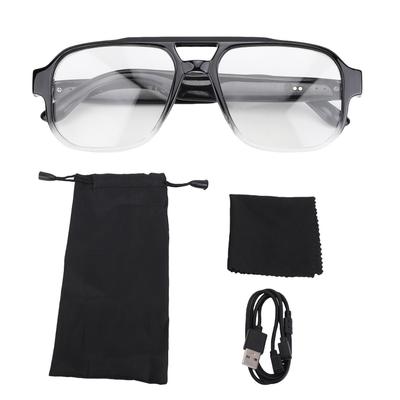 Smart Bluetooth Glasses Built In Mic Speaker Voice Control Anti Blue Light Wireless Headphone Sunglasses for Men Women