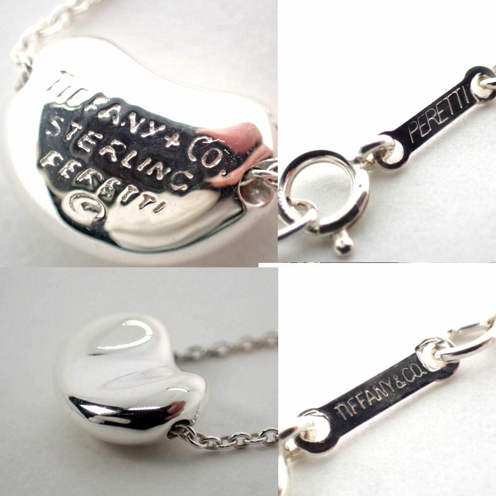 [Used] TIFFANY/Tiffany 925 Bean Pendant/Necklace/j5-7
