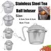 5 Size Diameter 4.5-11cm Tea Spice Strainer Seasoning Ball Mesh Herbal Ball Stainles Steel Teakettle Locking Tea Filter Reusable