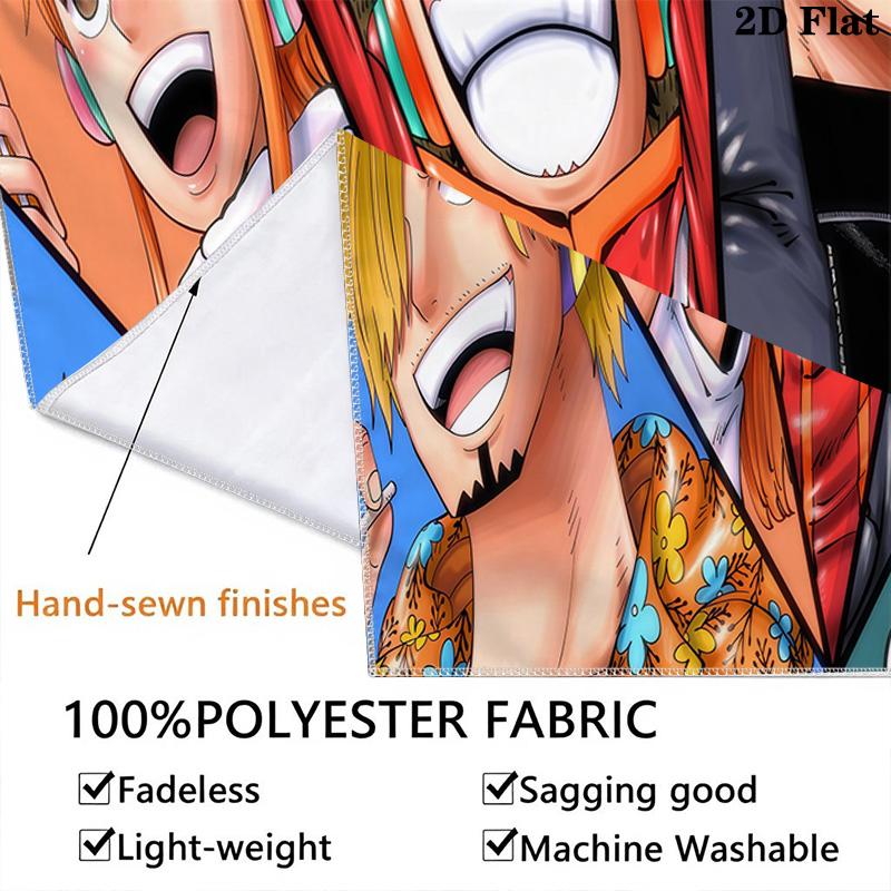 One Piece Tapestry Wall Tapestry Background Cloth Fashion Print Home Decor Soft Wall Covering Decoration