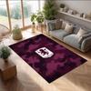Tappeto in Velluto di Cristallo con Stampa Calcio Aston Villa, Comodo Assorbente d'Acqua Antiscivolo Tappeto per Pavimenti Interni