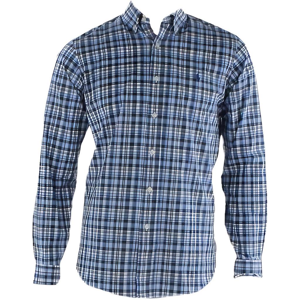 Polo Ralph Lauren FW23 Plaid Collar Long Sleeve Shirt Men Shirts Multicolor 710890372-001