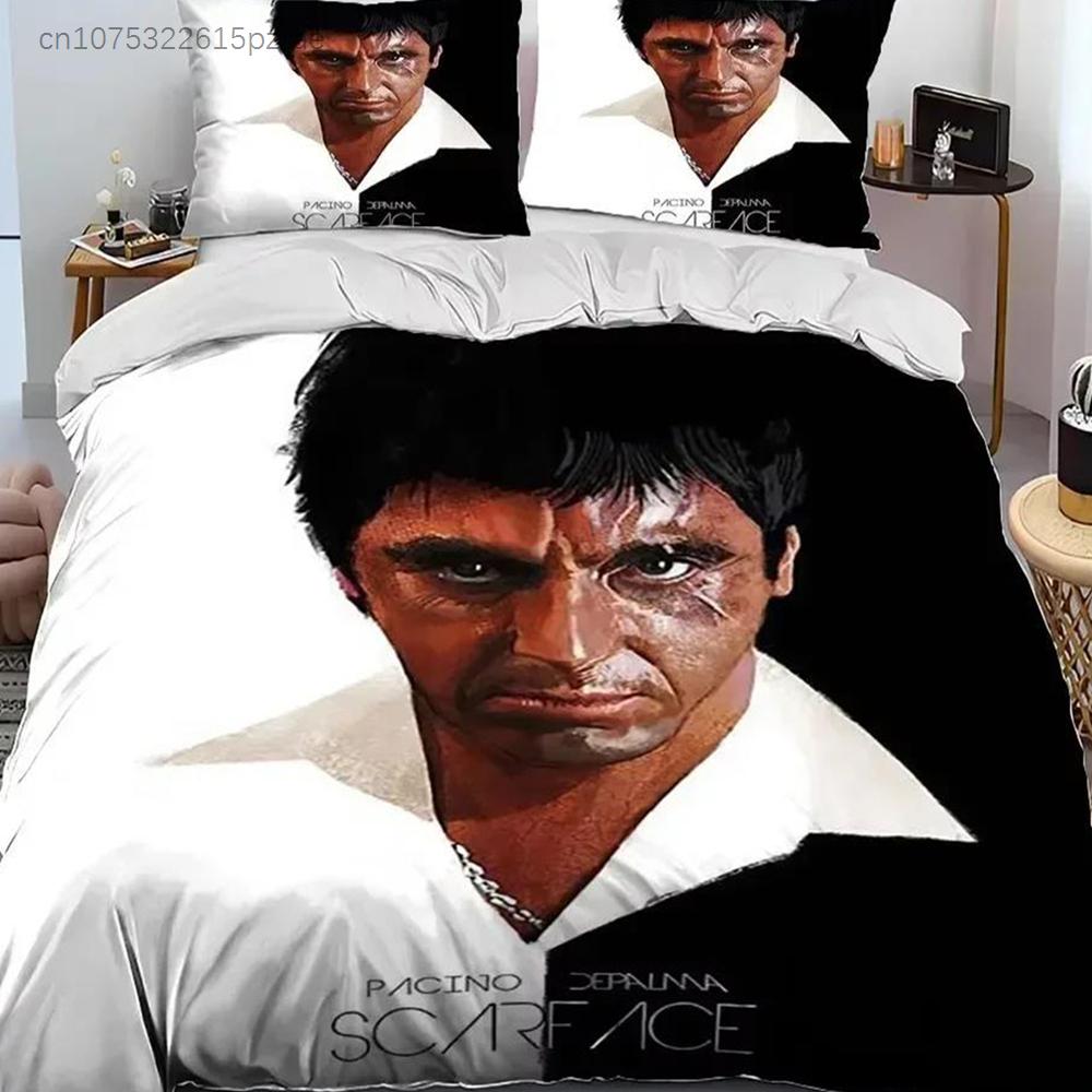 New 3D Print Movie Scarface Tony Bedding Set Bedroom Soft Modern Bedspreads Comefortable Duvet Cover Quilt Cover And Pillowcase