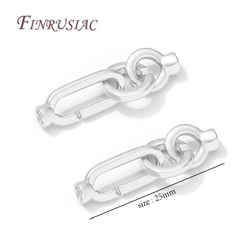 18K Gold Plated Brass Pearl Clasps For Bracelets Making,Jewelry Clasp Connectors,Necklaces Clasp,DIY Jewelry Findings