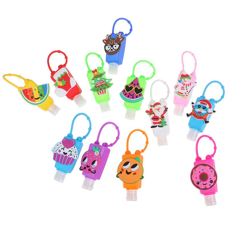 

Симпатичные два типа 30 мл гель детский мультфильм портативный одноразовый дезинфицирующее средство для рук силиконовая пустая бутылка