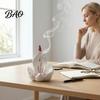 Meditationszubehör Lotus Rückfluss Räucherkegelhalter, Harz Kegel Diffusor, Schreibtisch Beruhigendes Zimmer Dekor Aromatherapie Halter für Yoga Tee Schlafzimmer