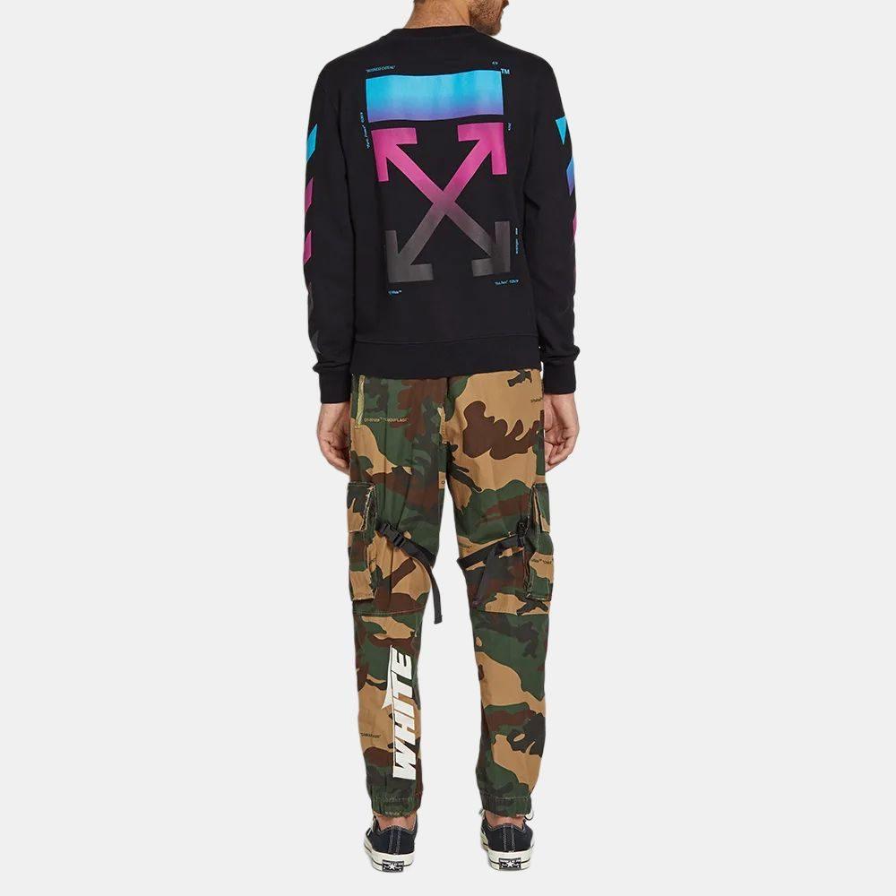 OFF WHITE Diagonal Gradient L/S Tee OMBA025F181920051088