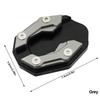 Aluminum Alloy Universal Motorcycle Bike Kickstand Extender Foot Side Stand Extension Foot Support Plate Motorbike Accessories