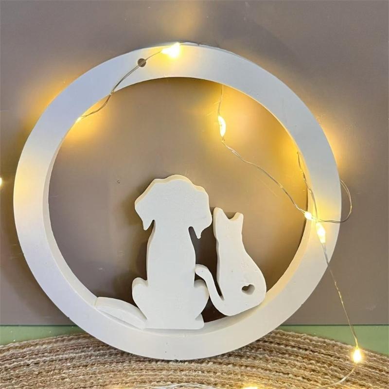 Animal Molds Silicone Molds Dog and Cats Plasters Molds Casting Molds Ornament Molds Epoxy Resin Molds Craft Supplies