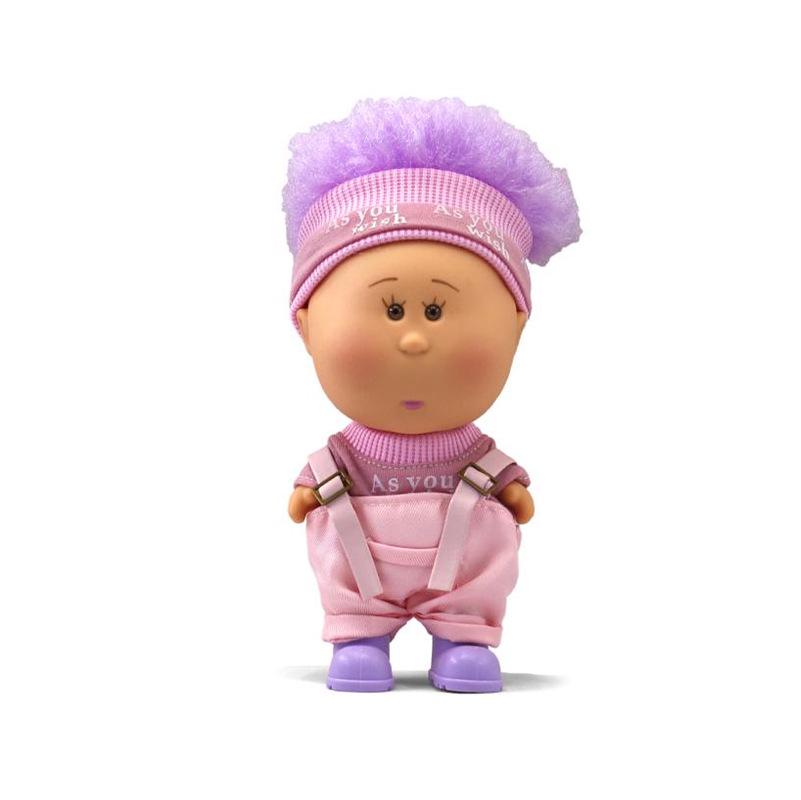 Spanish Potato Doll Mia 17cm Figure: Handmade Ornament Gift for Children's Day