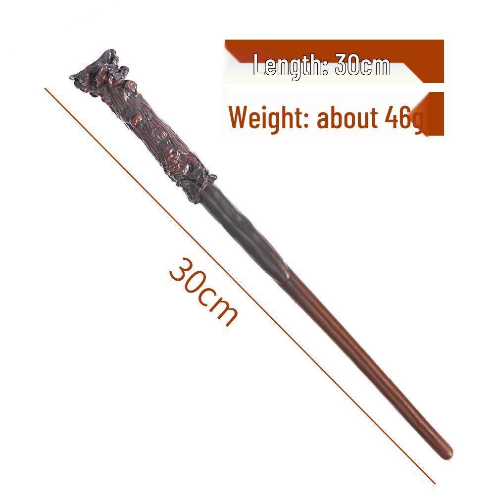 Hermione's Luminous Magic Wand - Harry Potter Halloween Scepter & Voldemort Cane Props