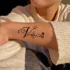 Atmospheric Letter Electrocardiogram Tattoo Sticker, Advanced Line Design, Waterproof And Wear-Resistant, Personalized Sticker
