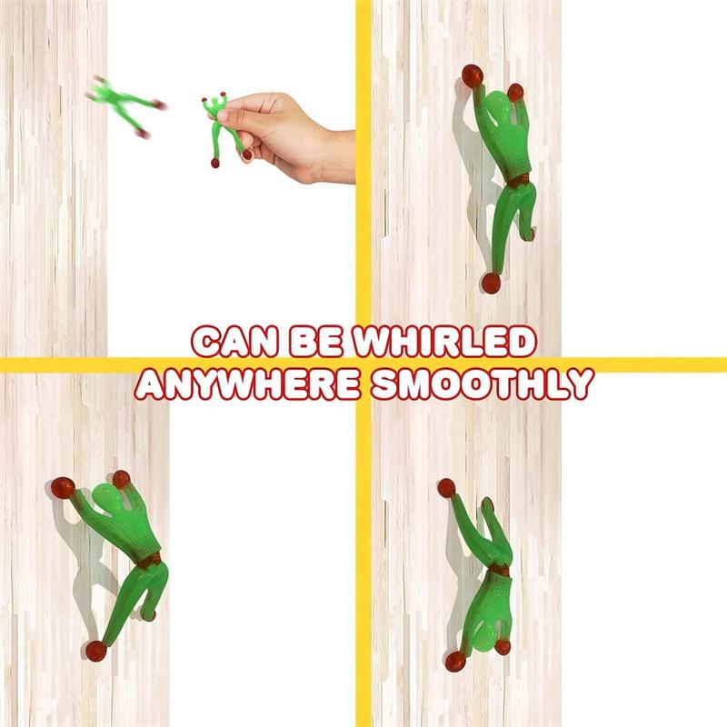 Art Creativity Sticky Wall Climbers, 1Pc Mountain Climber Figure, Stretchy Squishy Stress Relief Toys For Kids