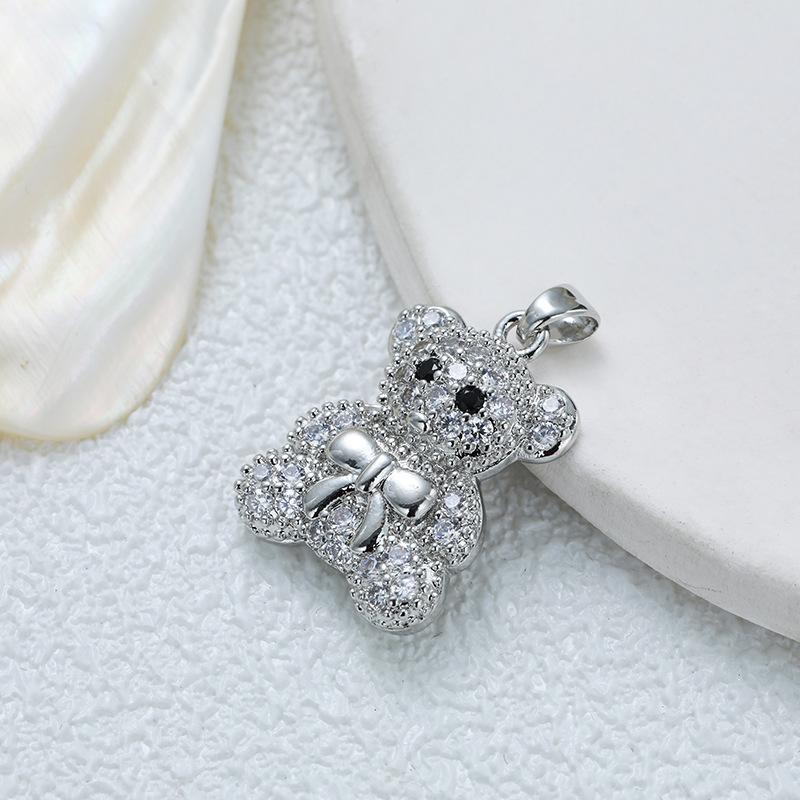 

Мідь, циркон, гальванічне намисто зі справжнього золота, панда, жіночий світлий розкіш, милий стиль, намисто з ключицею, кулон, аксесуари