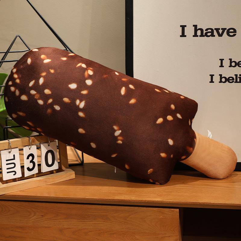 Creative Simulation Ice Cream Throw Pillow Plush Toy Doll Ice Cream Doll Home Pillow Cushion Girl Doll