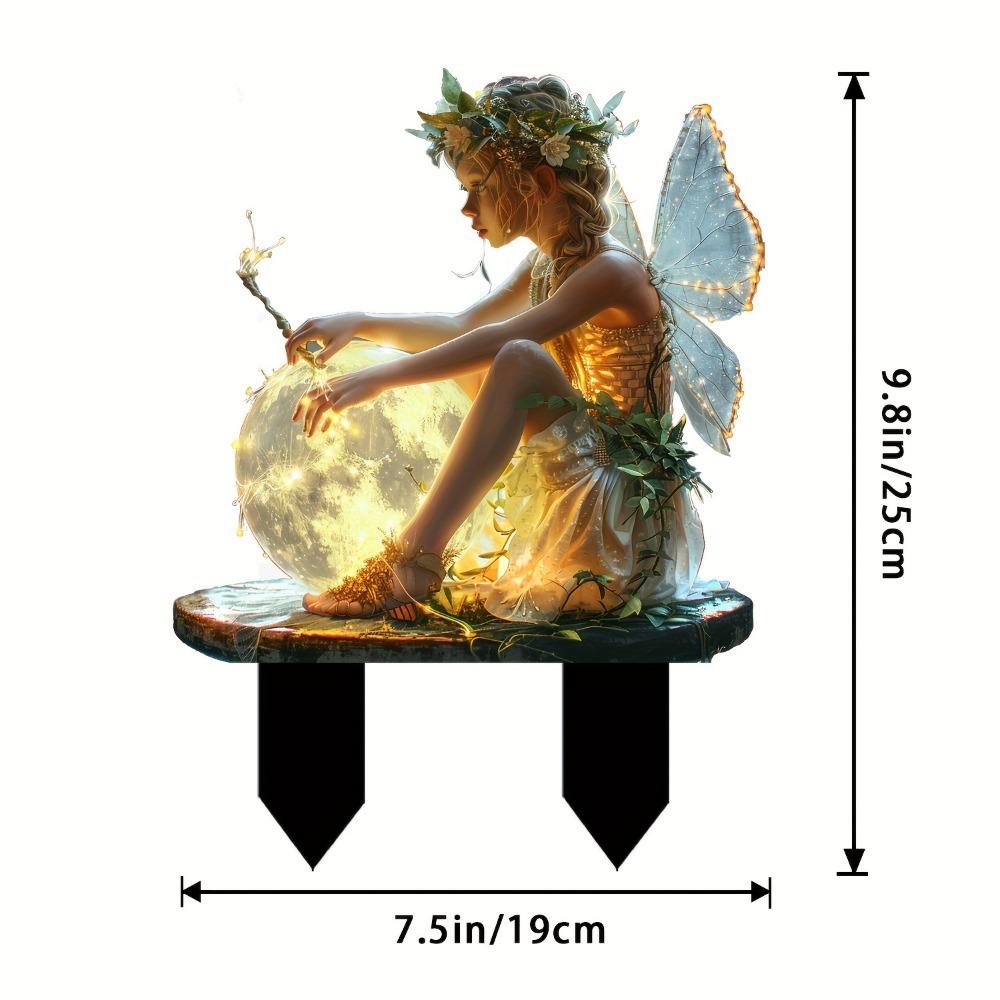 

2D Forest Elf Fairy Fairy Yard Art Fairy Garden Stakes New Garden Stake Yard B