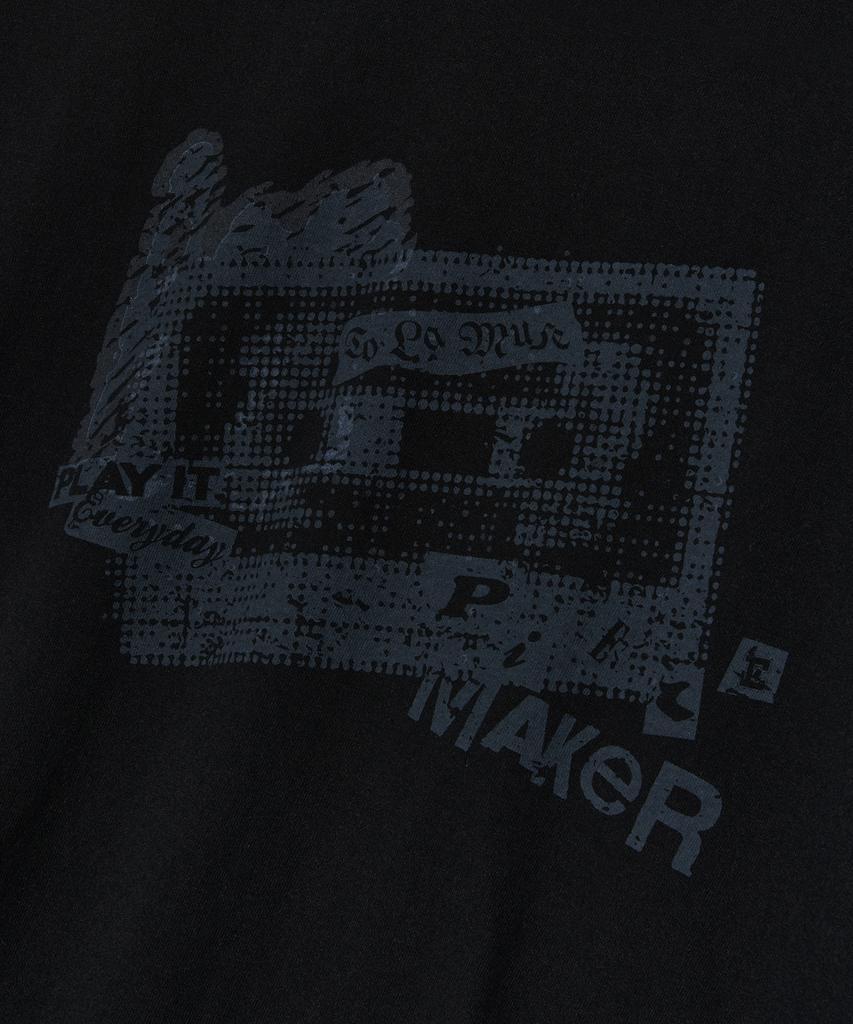 PEACE MAKER Vintage Tape Tee (Black)