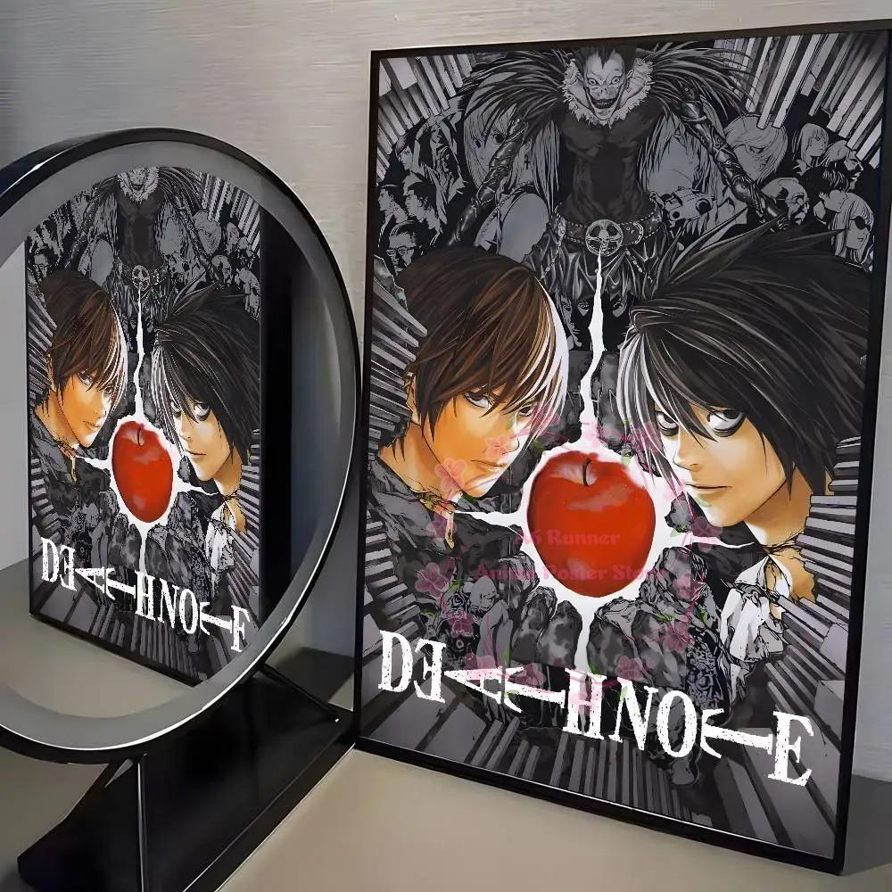 Death Anime Note Dn L Classic Vintage Poster Art Hd Canvas Advanced Aesthetic Printing Paper Wall Art For Living Room Home Decor
