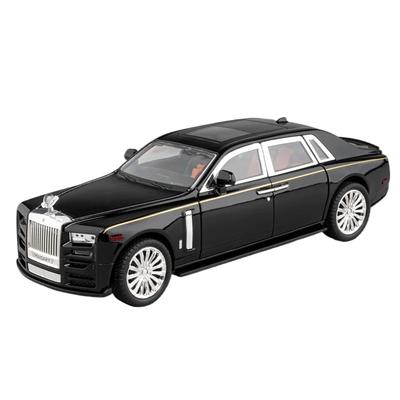 Modèle de jouet simulé Rolls-Royce Phantom 1/22, Modèle de voiture en alliage moulé sous pression, Convient pour les cadeaux d'anniversaire des garçons, Ornements de collection