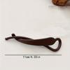 Minimalistischer Haarclip mit Verdrehung für ein glattes Einteiler-Design, Sicherer Haarspange für dickes dünnes Haar, Haarschmuck in Unifarben (Schwarz/Braun/Beige), ODER