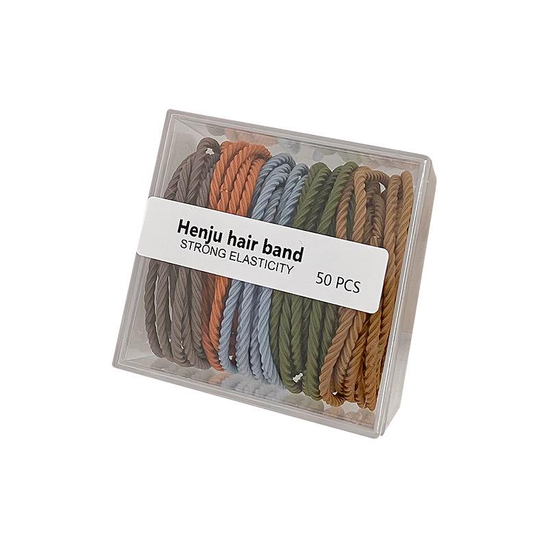 Haargummi mit hoher Elastizität für Frauen - Langlebig, Zupffrei, Sommer 2021