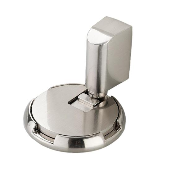 Magnetic Door Stopper Wall Protector Heavy Duty Zinc Alloy Adjustable Adhesive No