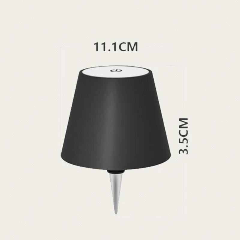 Wireless Led Table Lamp Wine Bottle Base Rechargeable Vases Light Touch Switch Bar Dining Lamp
