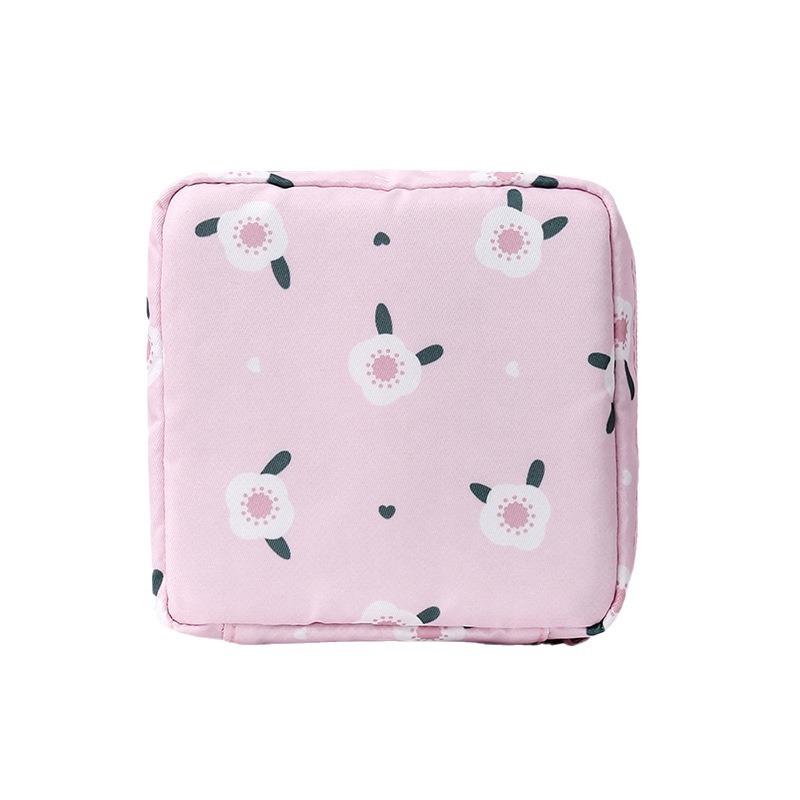 Cartoon Sanitary Napkin Storage Bag Thickened Travel Sanitary Pad Storage Pouch Sanitary Pad Bag
