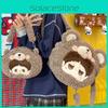 Star Same Style Cartoon Furry Bear Backpack Large Capacity Doll Shoulder Bag