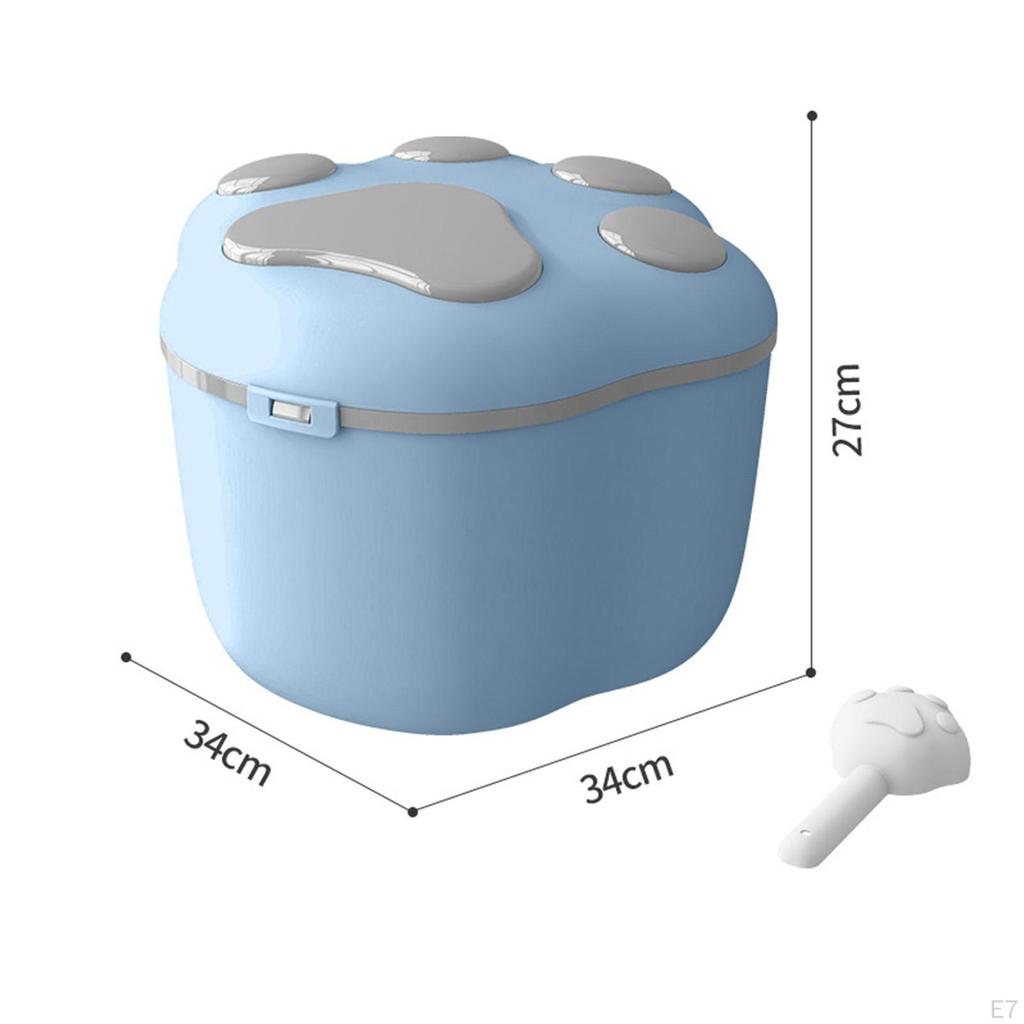 Food Storage Container Kitchen Waste Bin with Lid Organizer