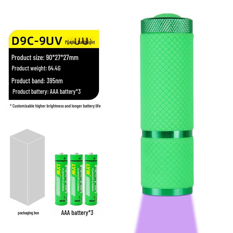 Wood's UV Lamp: Cat Moss Nail Art Curing, Banknote Detection, Night Light with Ultraviolet ID, Scorpion Light.