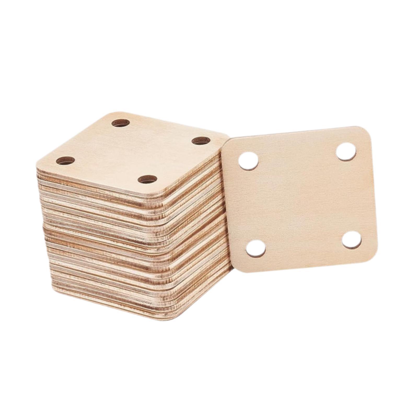 Weaving Cards Handmade Square Knitting Loom Accessories Smooth Surface Wood Loom Cards for DIY Scarf Tapestries Handicrafts Hats